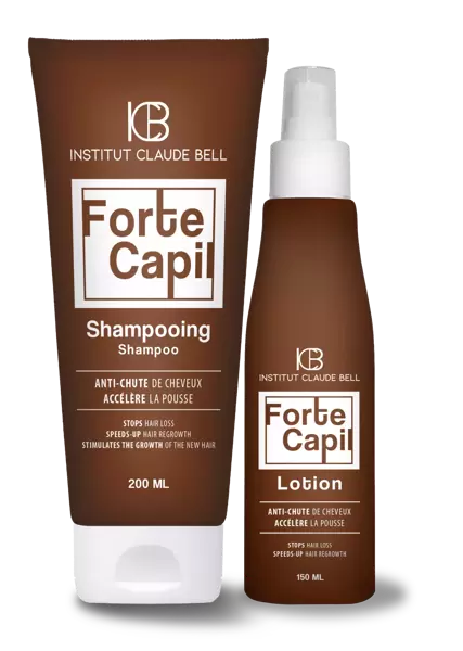 FORTE CAPIL shampoo + kosteusemulsio - hoitaa hiustenlähtöä!
